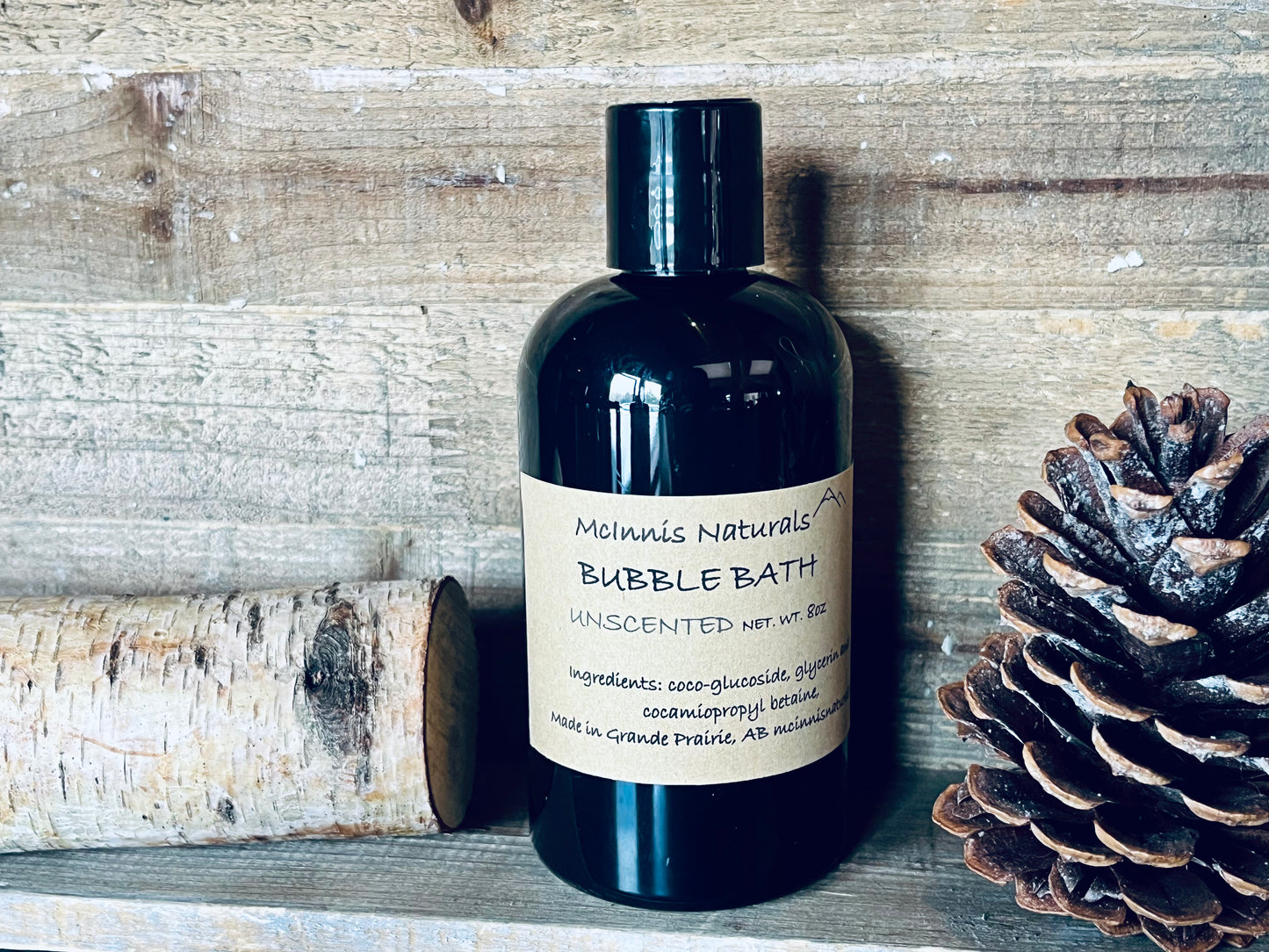 UNSCENTED BUBBLE BATH 8oz