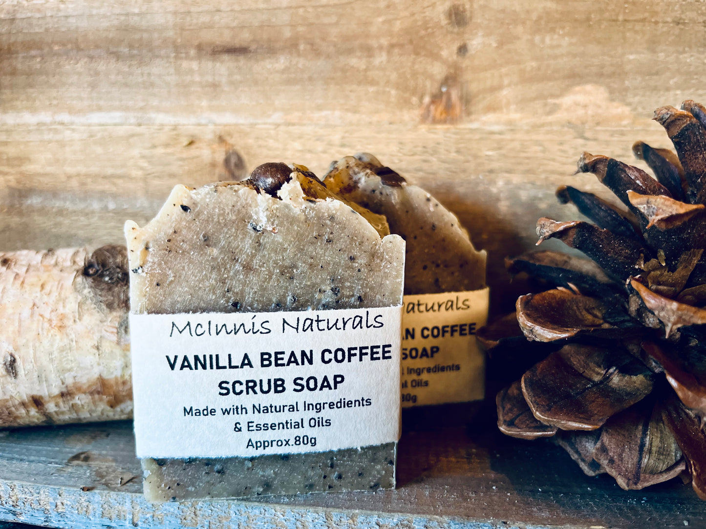 VANILLA BEAN COFFEE SCRUB SOAP MINI