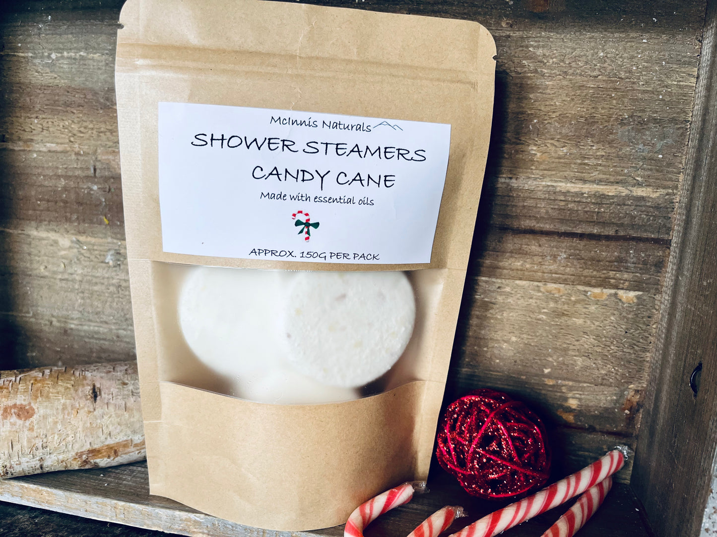 CANDY CANE SHOWER STEAMERS