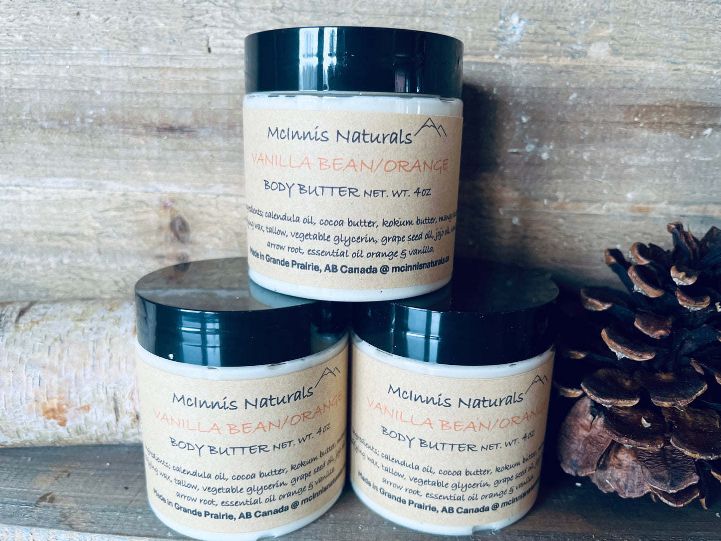VANILLA BEAN/ORANGE BODY BUTTER 4oz