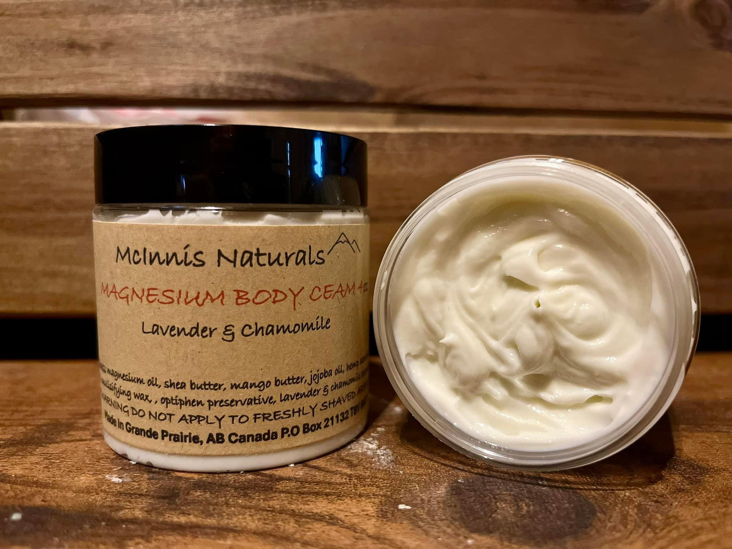 MAGNESIUM BODY CREAM 4oz