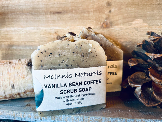 VANILLA BEAN COFFEE SCRUB SOAP