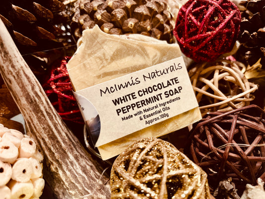 WHITE CHOCOLATE PEPPERMINT SOAP