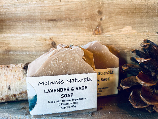 LAVENDER & SAGE SOAP